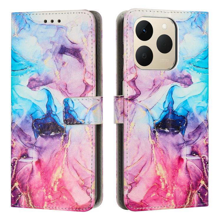 Custodia per telefono in pelle con motivo in marmo dipinto, For Realme 15T 5G, For Realme Narzo 80 Lite 4G, For Realme 15 / 15 Pro, For Realme 14 / P3 5G / 14T 5G