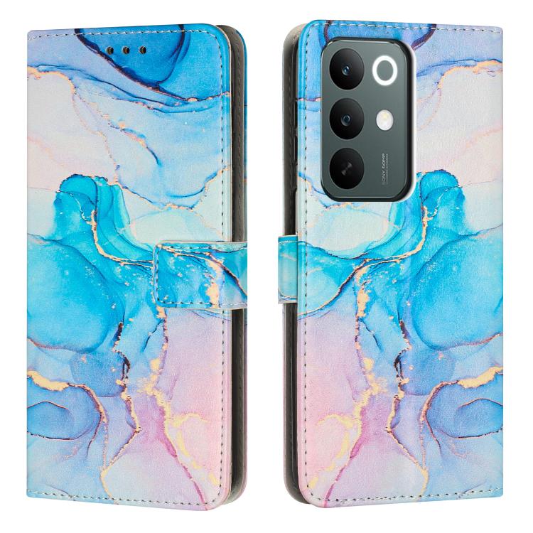 Custodia per telefono in pelle con motivo in marmo dipinto, For Realme 16 Pro+ 5G, For Realme 16 Pro 5G, For Realme C85 5G / 15x 5G India, For Realme C85 Pro 4G