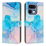 Custodia per telefono in pelle con motivo in marmo dipinto, For Realme 16 Pro+ 5G, For Realme 16 Pro 5G, For Realme C85 5G / 15x 5G India, For Realme C85 Pro 4G
