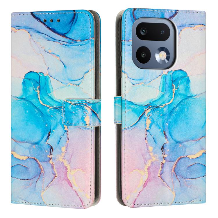 Custodia per telefono in pelle con motivo in marmo dipinto, For Realme 16 Pro+ 5G, For Realme 16 Pro 5G, For Realme C85 5G / 15x 5G India, For Realme C85 Pro 4G