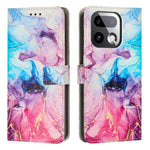 Custodia per telefono in pelle con motivo in marmo dipinto, For Realme 16 Pro+ 5G, For Realme 16 Pro 5G, For Realme C85 5G / 15x 5G India, For Realme C85 Pro 4G