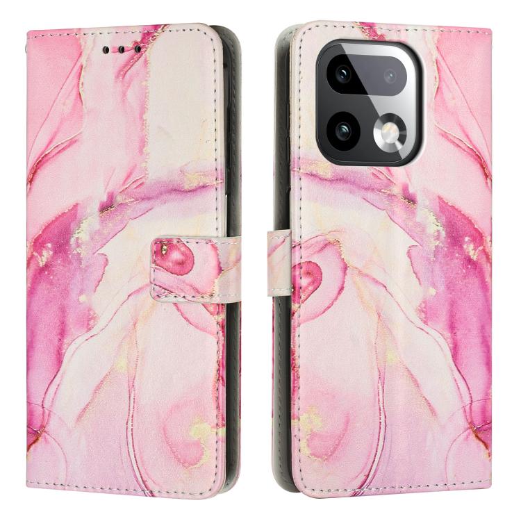 Custodia per telefono in pelle con motivo in marmo dipinto, For Realme 16 Pro+ 5G, For Realme 16 Pro 5G, For Realme C85 5G / 15x 5G India, For Realme C85 Pro 4G