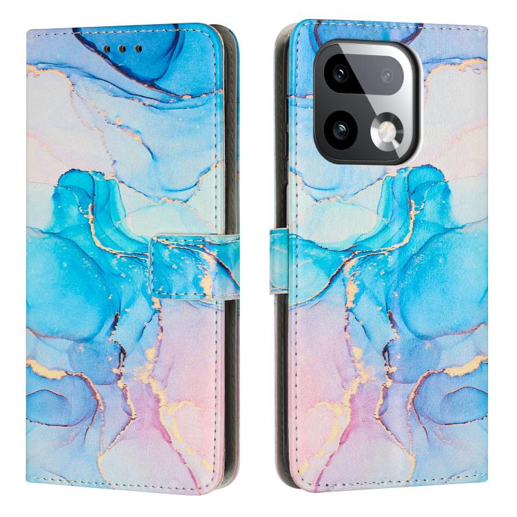 Custodia per telefono in pelle con motivo in marmo dipinto, For Realme 16 Pro+ 5G, For Realme 16 Pro 5G, For Realme C85 5G / 15x 5G India, For Realme C85 Pro 4G