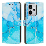 Custodia per telefono in pelle con motivo in marmo dipinto, For Realme 16T 5G, For Realme C100 / C100i / C100x 4G, For Realme P4 Power 5G, For Realme 16 5G