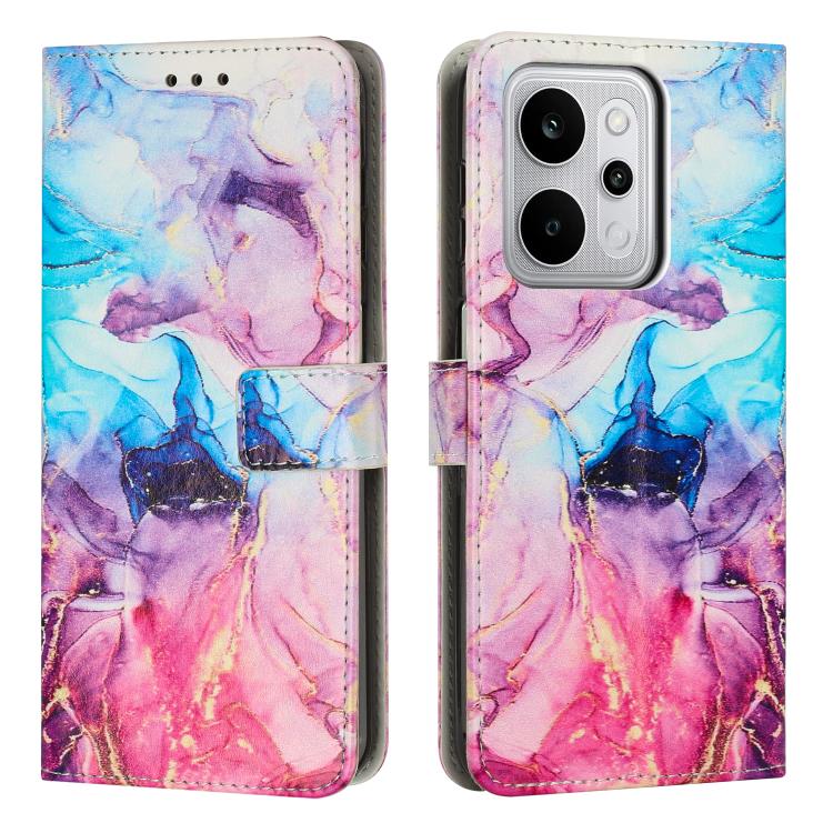 Custodia per telefono in pelle con motivo in marmo dipinto, For Realme 16T 5G, For Realme C100 / C100i / C100x 4G, For Realme P4 Power 5G, For Realme 16 5G