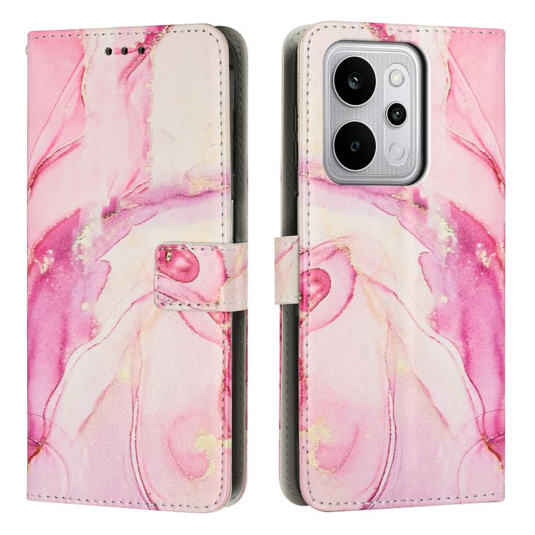 Custodia per telefono in pelle con motivo in marmo dipinto, For Realme 16T 5G, For Realme C100 / C100i / C100x 4G, For Realme P4 Power 5G, For Realme 16 5G