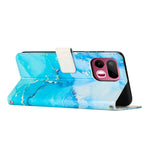 Custodia per telefono in pelle con motivo in marmo dipinto, For Realme 16T 5G, For Realme C100 / C100i / C100x 4G, For Realme P4 Power 5G, For Realme 16 5G