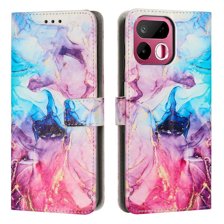 Custodia per telefono in pelle con motivo in marmo dipinto, For Realme 16T 5G, For Realme C100 / C100i / C100x 4G, For Realme P4 Power 5G, For Realme 16 5G