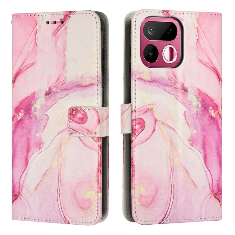Custodia per telefono in pelle con motivo in marmo dipinto, For Realme 16T 5G, For Realme C100 / C100i / C100x 4G, For Realme P4 Power 5G, For Realme 16 5G