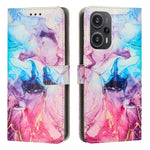 Custodia per telefono in pelle con motivo in marmo dipinto, For Xiaomi Redmi Note 12 Turbo/Poco F5, For Xiaomi Redmi Note 12S 4G Global