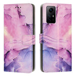 Custodia per telefono in pelle con motivo in marmo dipinto, For Xiaomi Redmi Note 12 Turbo/Poco F5, For Xiaomi Redmi Note 12S 4G Global