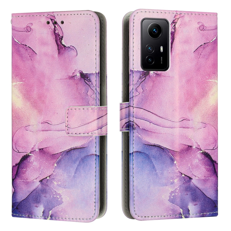 Custodia per telefono in pelle con motivo in marmo dipinto, For Xiaomi Redmi Note 12 Turbo/Poco F5, For Xiaomi Redmi Note 12S 4G Global