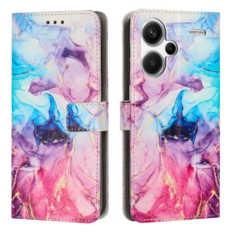 Custodia per telefono in pelle con motivo in marmo dipinto, For Redmi Note 13 Pro 5G, For Redmi 12 4G / Redmi 12 5G / Note 12R, For Xiaomi Redmi Note 12 Turbo/Poco F5, For Xiaomi Redmi Note 12S 4G Global