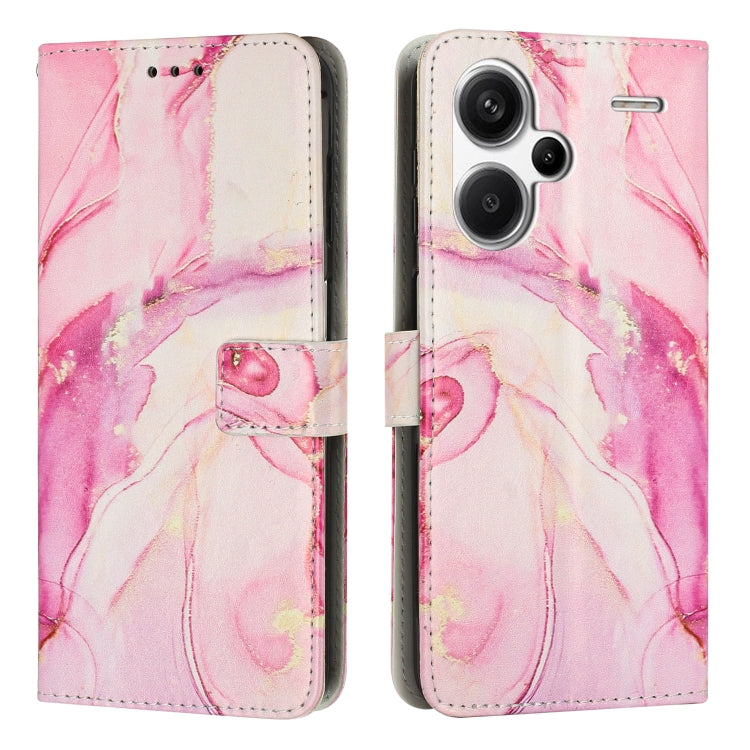 Custodia per telefono in pelle con motivo in marmo dipinto, For Redmi Note 13 Pro 5G, For Redmi 12 4G / Redmi 12 5G / Note 12R, For Xiaomi Redmi Note 12 Turbo/Poco F5, For Xiaomi Redmi Note 12S 4G Global