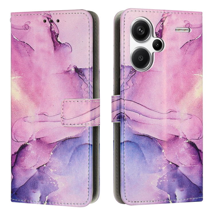 Custodia per telefono in pelle con motivo in marmo dipinto, For Redmi Note 13 Pro 5G, For Redmi 12 4G / Redmi 12 5G / Note 12R, For Xiaomi Redmi Note 12 Turbo/Poco F5, For Xiaomi Redmi Note 12S 4G Global