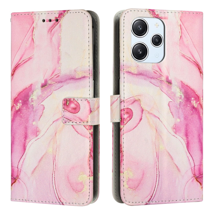 Custodia per telefono in pelle con motivo in marmo dipinto, For Redmi Note 13 Pro 5G, For Redmi 12 4G / Redmi 12 5G / Note 12R, For Xiaomi Redmi Note 12 Turbo/Poco F5, For Xiaomi Redmi Note 12S 4G Global