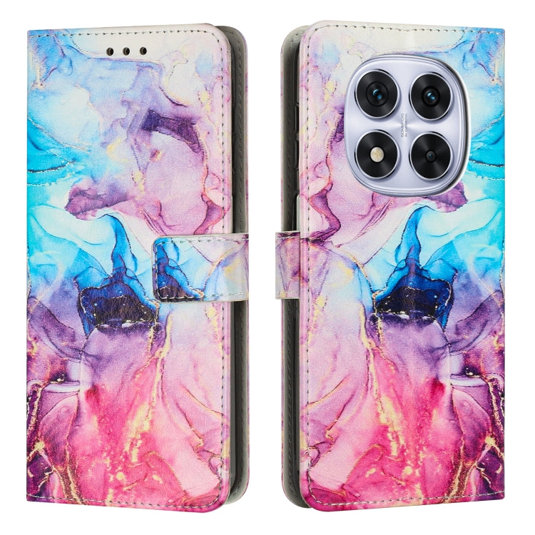 Custodia portafoglio in pelle con motivo marmo per Redmi Note 14
