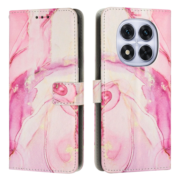 Custodia portafoglio in pelle con motivo marmo per Redmi Note 14