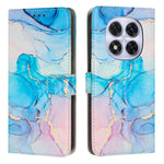 Custodia portafoglio in pelle con motivo marmo per Redmi Note 14