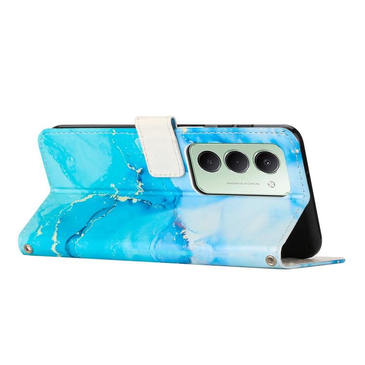 Custodia portafoglio in pelle con motivo marmo per Redmi Note 14