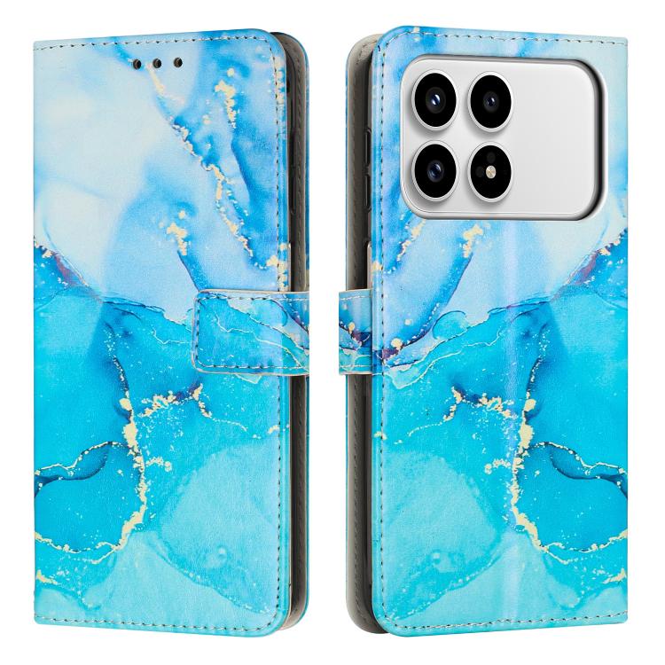 Custodia per telefono in pelle con motivo in marmo dipinto, For Redmi 15C 5G / 4G EU 173mm / Poco C85 5G, For Redmi 15 5G Global / 15 4G SEA 169.5mm, For Redmi 15 5G / 4G EU 171mm, For Redmi 15C 5G / 4G Global 171mm