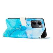 Custodia per telefono in pelle con motivo in marmo dipinto, For Redmi Turbo 5 Max / Poco X8 Pro Max 5G, For Redmi Turbo 5 / Poco X8 Pro 5G, For Redmi Note 15 Pro+ 5G Global 163.3mm, For Redmi Note 15 5G / 4G Global 164mm