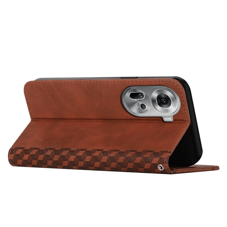Custodia portafoglio in pelle per OPPO Reno11 5G