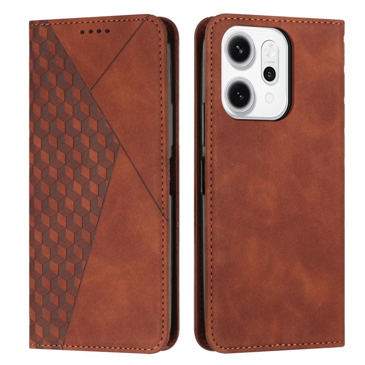 Custodia portafoglio in pelle magnetica per OPPO Reno14