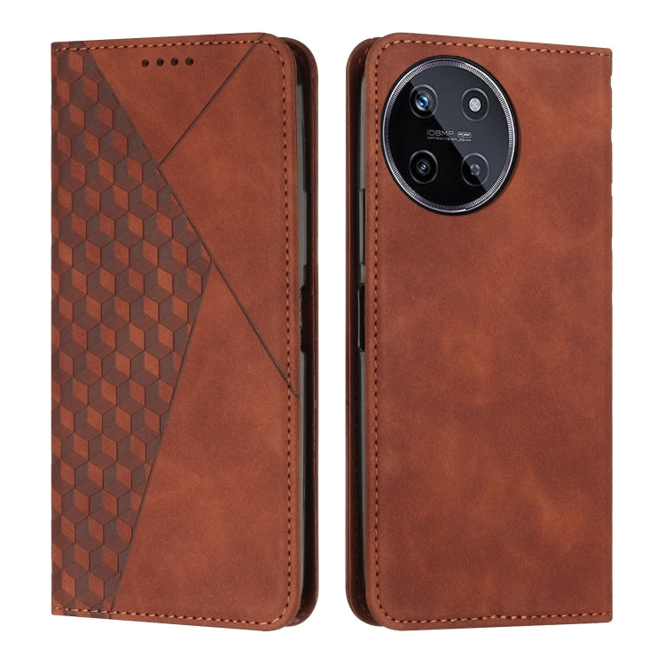 Custodia portafoglio in pelle magnetica per Realme 12 Pro+