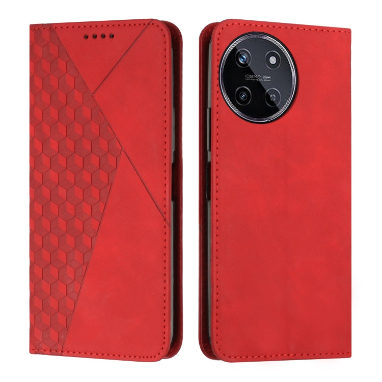 Custodia portafoglio in pelle magnetica per Realme 12 Pro+