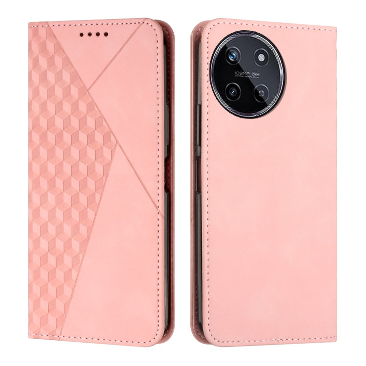 Custodia portafoglio in pelle magnetica per Realme 12 Pro+