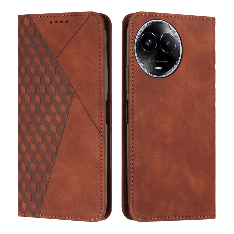 Custodia portafoglio in pelle magnetica per Realme 12 Pro+