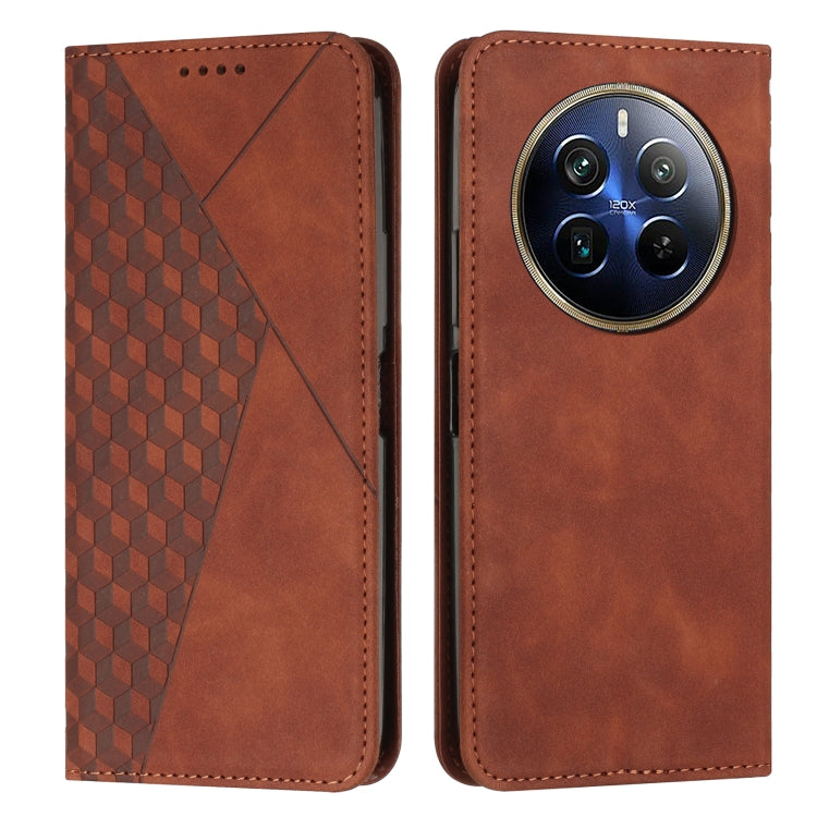Custodia portafoglio in pelle magnetica per Realme 12 Pro+