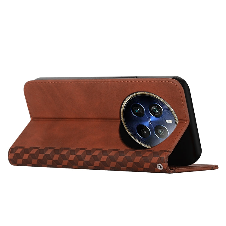 Custodia portafoglio in pelle magnetica per Realme 12 Pro+