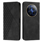 Custodia portafoglio in pelle magnetica per Realme 12 Pro+