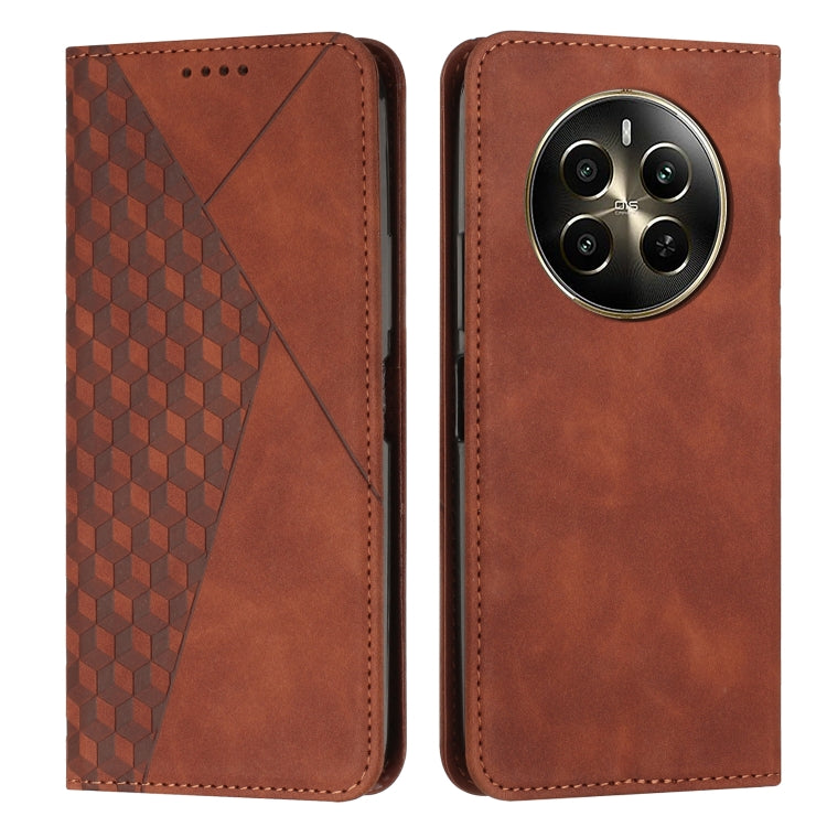 Custodia portafoglio in pelle magnetica per Realme 13 Pro