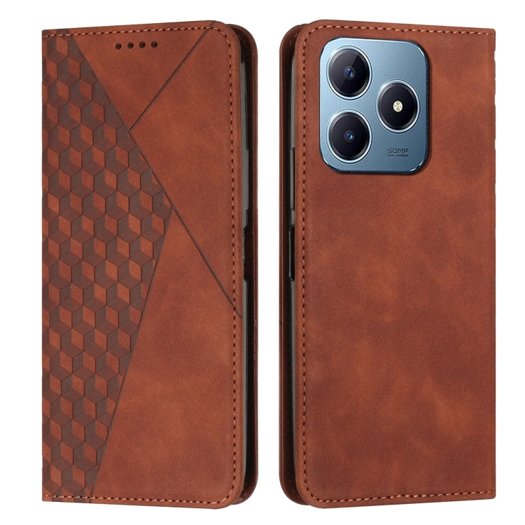 Custodia portafoglio in pelle magnetica per Realme 13 Pro