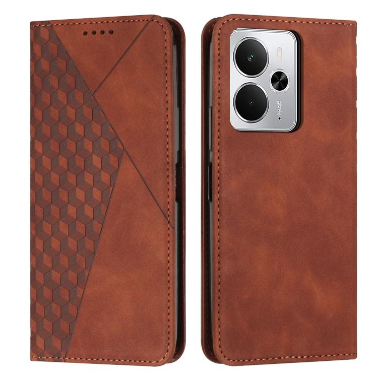 Custodia portafoglio in pelle per Realme 14 e 14T 5G