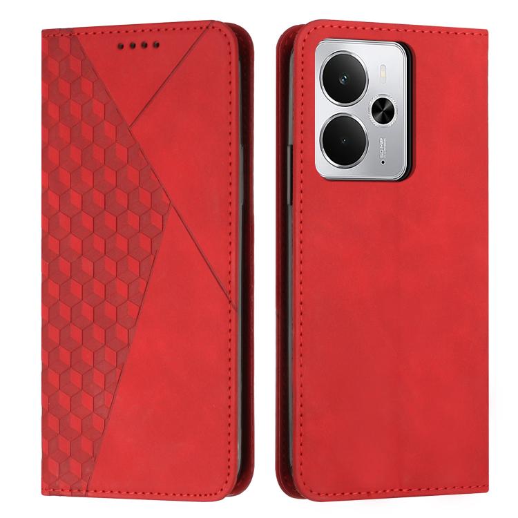Custodia portafoglio in pelle per Realme 14 e 14T 5G