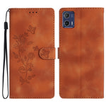 Custodia per telefono in pelle con motivo a farfalla in rilievo, For Motorola Moto G13, For Motorola Moto E13, For Motorola Moto G73, For Motorola Moto E22