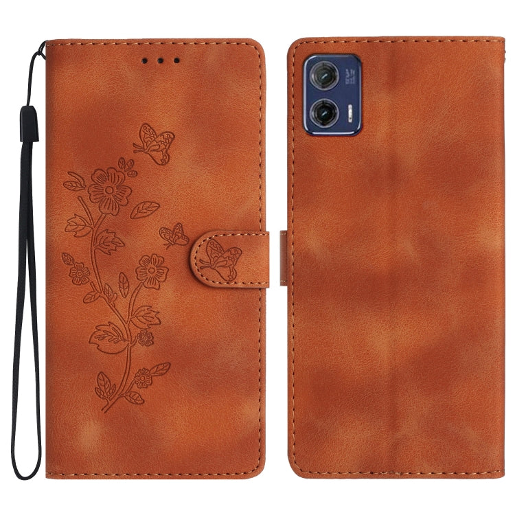 Custodia per telefono in pelle con motivo a farfalla in rilievo, For Motorola Moto G13, For Motorola Moto E13, For Motorola Moto G73, For Motorola Moto E22