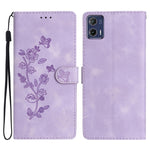 Custodia per telefono in pelle con motivo a farfalla in rilievo, For Motorola Moto G13, For Motorola Moto E13, For Motorola Moto G73, For Motorola Moto E22