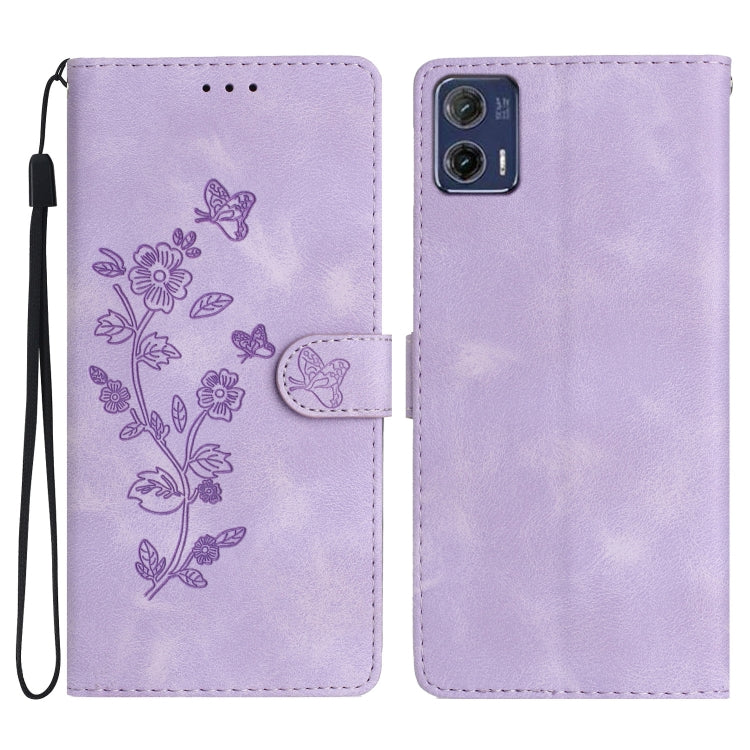 Custodia per telefono in pelle con motivo a farfalla in rilievo, For Motorola Moto G13, For Motorola Moto E13, For Motorola Moto G73, For Motorola Moto E22