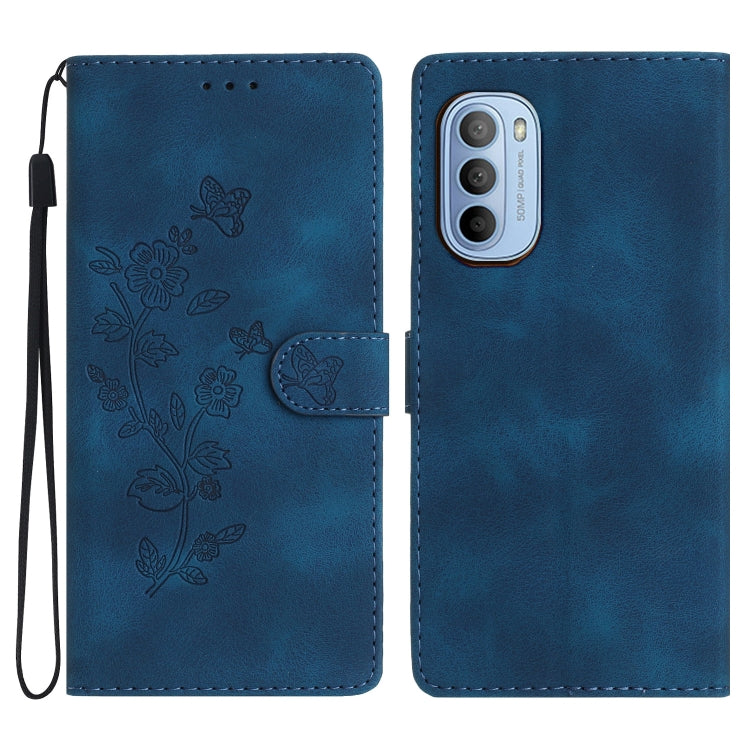 Custodia per telefono in pelle con motivo a farfalla in rilievo, For Motorola Moto G42, For Motorola Moto G62 5G, For Motorola Moto E32, For Motorola Moto G52