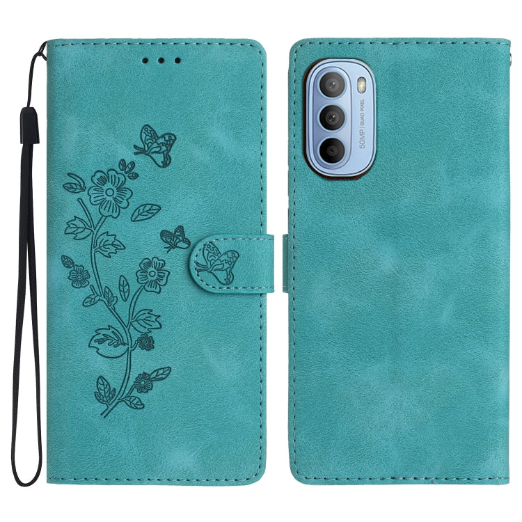 Custodia per telefono in pelle con motivo a farfalla in rilievo, For Motorola Moto G42, For Motorola Moto G62 5G, For Motorola Moto E32, For Motorola Moto G52