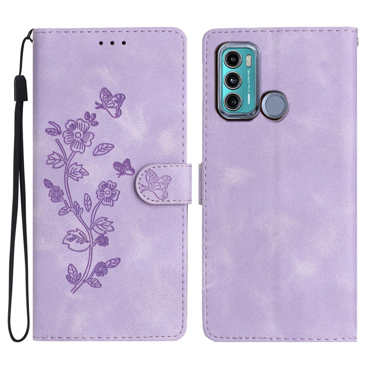 Custodia per telefono in pelle con motivo a farfalla in rilievo, For Motorola Moto G22, For Motorola Moto E20 / E30 / E40, For Motorola Moto G31 / G41, For Motorola Moto G60 / G40 Fusion