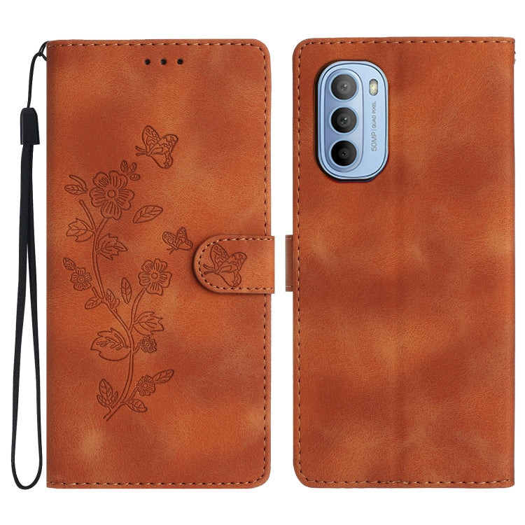 Custodia per telefono in pelle con motivo a farfalla in rilievo, For Motorola Moto G42, For Motorola Moto G62 5G, For Motorola Moto E32, For Motorola Moto G52