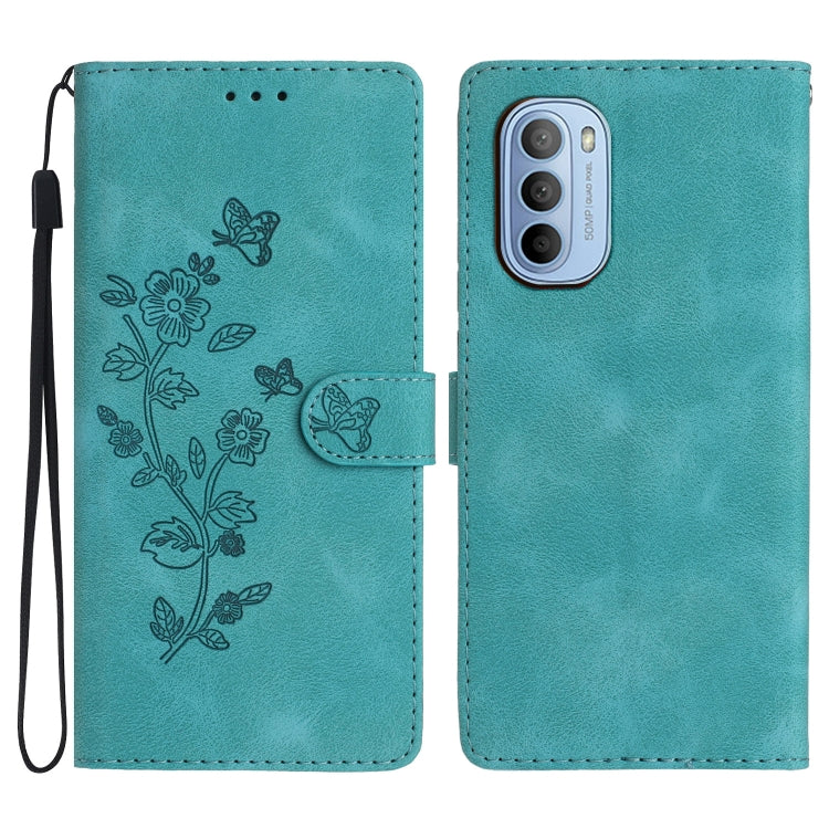 Custodia per telefono in pelle con motivo a farfalla in rilievo, For Motorola Moto G42, For Motorola Moto G62 5G, For Motorola Moto E32, For Motorola Moto G52