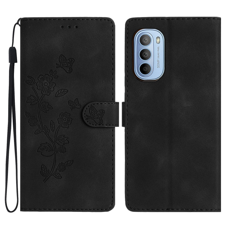 Custodia per telefono in pelle con motivo a farfalla in rilievo, For Motorola Moto G42, For Motorola Moto G62 5G, For Motorola Moto E32, For Motorola Moto G52