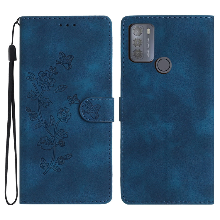 Custodia per telefono in pelle con motivo a farfalla in rilievo, For Motorola Moto G10 / G20 / G30, For Motorola Moto G50, For Motorola Moto G9 / G9 Play / E7 Plus, For Motorola Moto E 2020